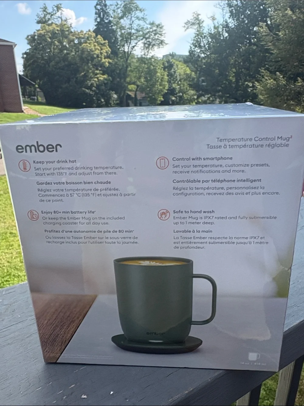 Ember temperature control